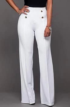 Solid Color Flare Pants Women High Waist Wide Leg Pants Office Ladies Trousers Slim Long Pants pantalones de mujer брюки женски