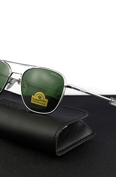 Pilot RE Randolph Sunglasses Men Top Quality Sun Glasses For Male American Army Military Glass Lens AO Lens Oculos