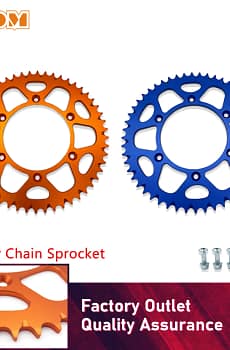 2023 Motocross Rear Chain Sprocket 52T 7075 Aviation Aluminum Chain Plate For KTM GASGAS 7771015105201 HUSQVARNA 7771015105230