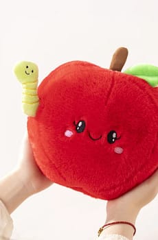 Cute Fruit Doll Lemon Grapefruit Watermelon Apple Pomegranate Plush Toy Plant&Fruit Peluche For Kids Birthday Elegant Gift