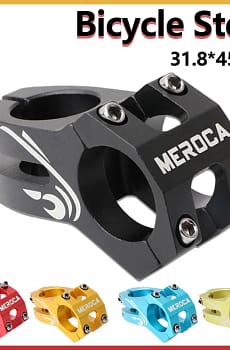 MEROCA Mtb Power 31.8 Stem 35mm Handlebar Bicycle Bridge 31 8 Dragon Bike Short Table Aluminum Alloy Cycle Parts