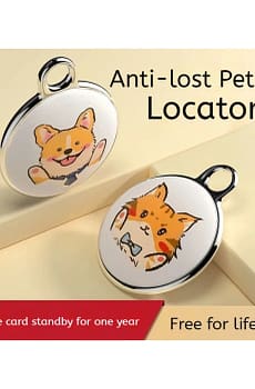 Dog and Cat Anti-lost Locator GPS Tracking Artifact Collar Pet Anti-loss Extremely Long Battery Life