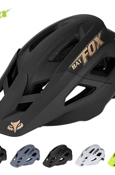 BATFOX Bicycle helmet mtb mountain cycling helmet Men women matte road Visor bike Mtb helmet fox casco bicicletas hombre