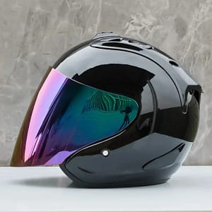 SZ Ram 4 Bright Black Half Helmet Men and Women Motorcycle Off-Road Summer Helmet Downhill Racing Mountain Casco Capacete