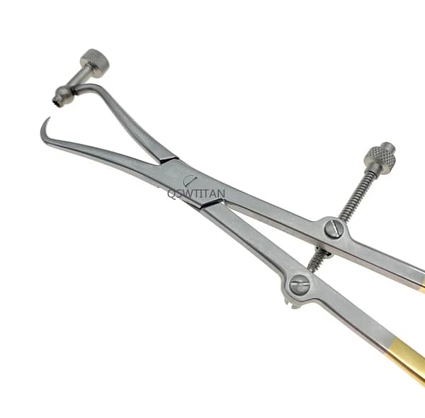 Orthopedic Bone Reduction Forceps with Drill Guide Orthopedic Bone Plate Holding Forceps Veterinary Surgical Instrument - Image 3