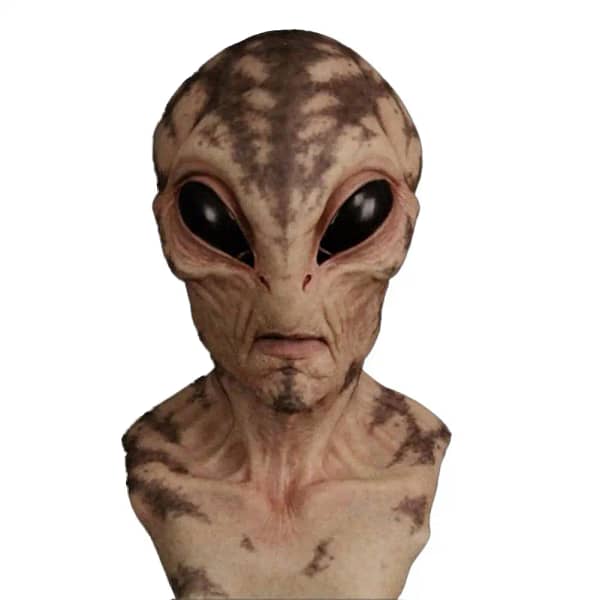 Halloween Masks Alien Headwear Big Eyes Alien Full Head Party Mask Masquerade Costume Props Party Cosplay Dress UP Horror Masks - Image 4