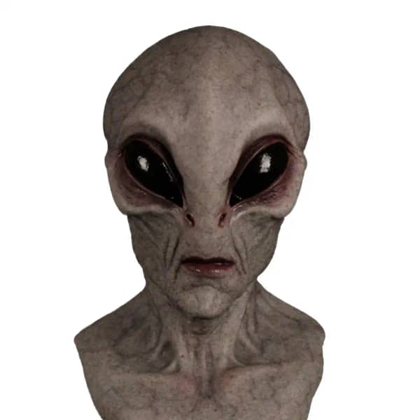 Halloween Masks Alien Headwear Big Eyes Alien Full Head Party Mask Masquerade Costume Props Party Cosplay Dress UP Horror Masks - Image 3