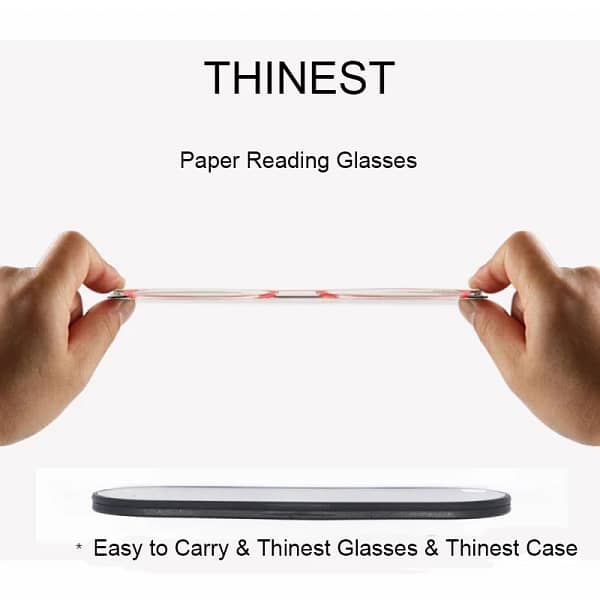 Light Reading Glasses Ultrathin Protable Far Sight Eyeglasses Anti-Blue Ray Spectacles Eyeglasses With Case Round Frame Glasses - Image 5