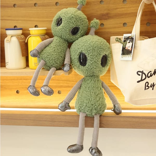 38-68cm Science Fiction Movie Figure Alien Strange Plush Toy Soft Planet Creature ET Stuffed Doll Kids Cartoon Unique Ugly Gift - Image 5