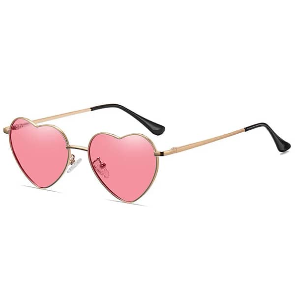 Elbru Retro Heart Shaped Sunglasses Fashion Polarized Sun Glasses Ultralight Clear Colorful Eyewear For Women UV400 Sunshades - Image 4