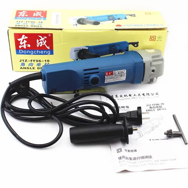 10mm Variable Speed Electric Drill For Angle 380W Hand Drill 90 Angle Electric Drill 0-1400rpm Right Angle Hand Electric Drill - Image 6