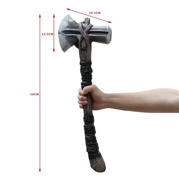 Cosplay Superhero Thor Stormbreaker Tomahawk Hammer Mjolnir axe figure Collection model halloween Costume party kids stage show - Image 5