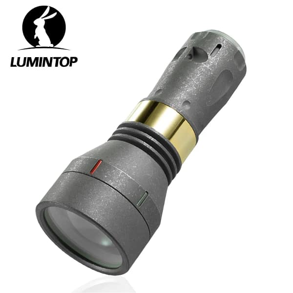 EDC LEP Titanium Stonewash Outdoor Lantern 1700M Camping LED Flashlight Light Torch 18350/18650 Battery Rechargeable Lamp THOR 2