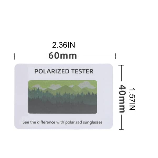 Polarized Sunglasses Tester, Glasses Test Card, Optical Check Paper 100 Pieces, 6x4cm Drop Shipping - Image 6