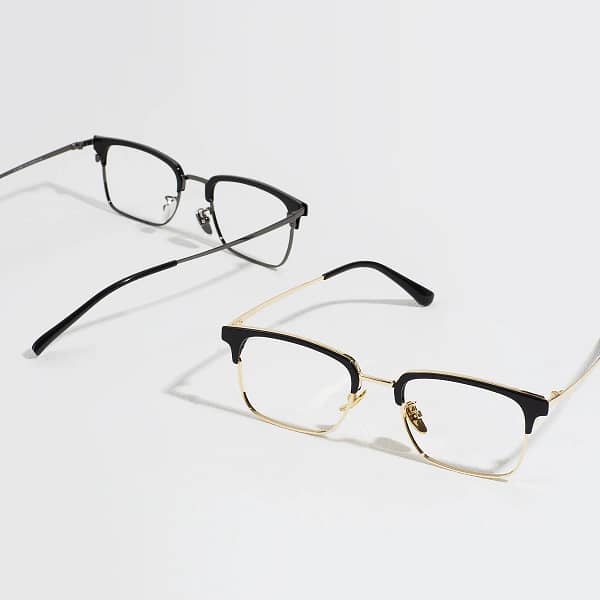 TR90 Square Classical Eyeglasses Frame Men and Women Rectangle Spectacle Browline Glasses For Optical Prescription Lenses - Image 3