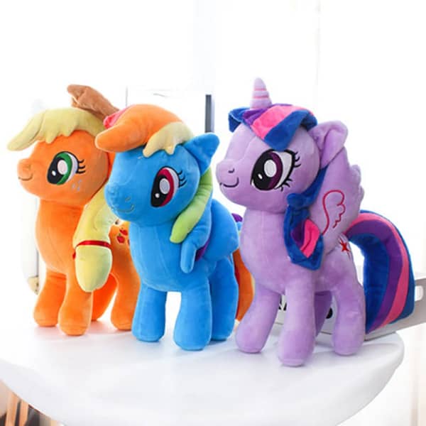 My Little Pony Twilight Sparkle Rainbow Dash Apple Jack Stuffed Plush Doll Anime Figure Toy Christmas Gift For Girl Kids - Image 2