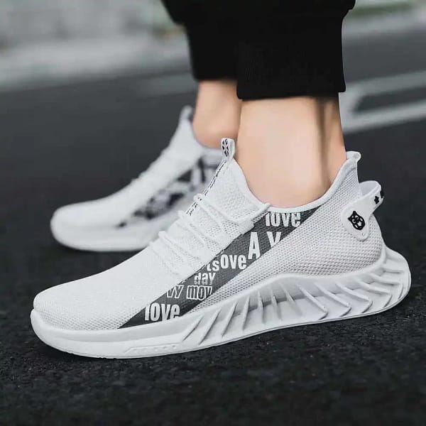 Flat Sole Knitting Shoes Sneakers For Man Casual Skateboards Mens Yellow Sneakers Sports Leisure Basquet Branded Low Prices - Image 2