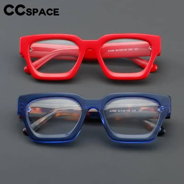 56992 Square Acetate Optical Glasses Frames Women Vintage Universal Prescription Spectacles Frame Trend Transparent Eyewear - Image 3