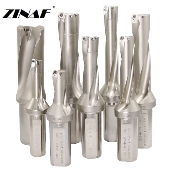 3Pcs/set SP Series Indexable drill U drill 13mm-50mm 2D 3D 4D Bites Insert Drill Metal Drill Bits Machinery Lathe CNC cooling