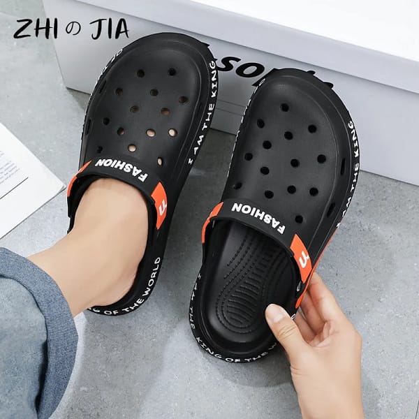 Men's Hole Shoes Outdoor Beach Breathable Sandals Lightweight Comfortable EVA Slippers Street Sandals Fashion Casual Footwear - Image 6