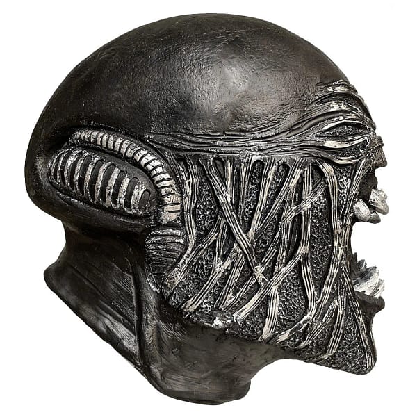 Alien Wars Iron Warrior Mask Black Iron Warrior Cosplay Latex Horror Helmet Party Carnival Costume Props - Image 3