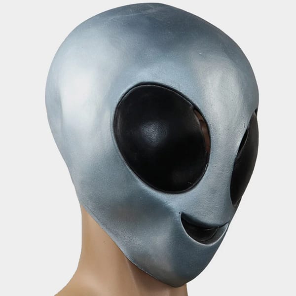 Head Alien Face Decor Ear Halloween Props Novelty Costume Party Full Decorative Miss - Image 2