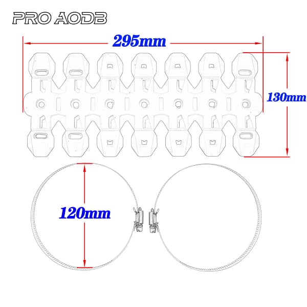 Universal Parts Motocross Exhaust Heat Shield Muffler Protector Cover For KAWASAKI KX KLX KTM XC EXC SX SXF XCF XCW Dirt Bike - Image 4