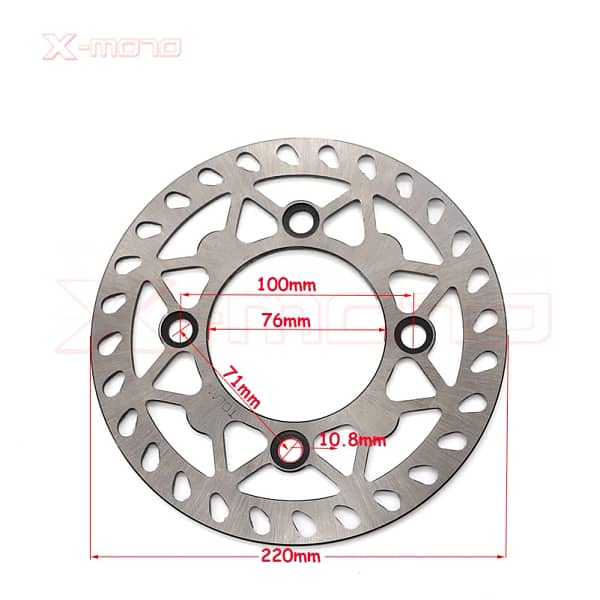 180/190/200/210/220mm Brake Disc Disk Rotor for 50/110/125/140/ 150/160cc BES wheel Pit Dirt Bike Quad Motorcycle Motocross - Image 3