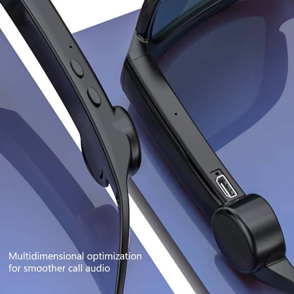 Anti-Blu-ray Stereo Sound Voice Control IPX5 Waterproof Outdoor Wireless Bluetooth Glasses XG88 Smart Bluetooth 5.0 Sunglasses - Image 3