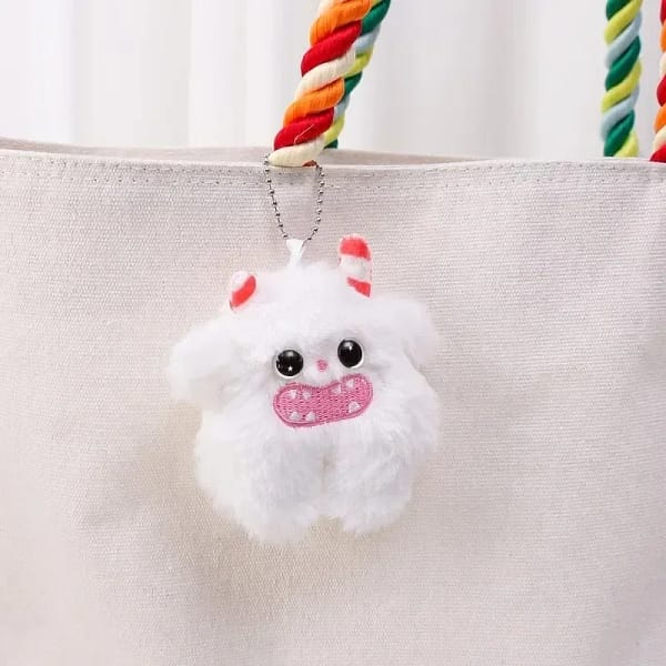 Lovely Doll Pendant Cute Girl Plush Pendant Highly Sought After Need Key Chain Decorative Snowman Backpack Accessories Pendant - Image 3