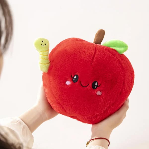 Cute Fruit Doll Lemon Grapefruit Watermelon Apple Pomegranate Plush Toy Plant&Fruit Peluche For Kids Birthday Elegant Gift