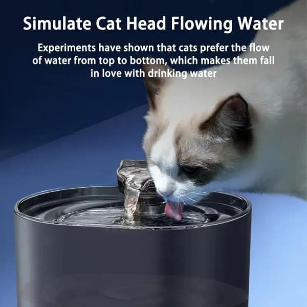 Living Water Fountain Pet Drinking Fountain Automatic Circulation Filtration - Image 3