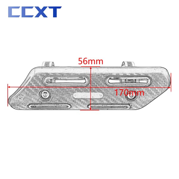 STROKE Exhaust Heat Shield Protector For Husqvarna FE 250 350 450 501 Husaberg FE 250 350 450 501 Sherco SEF-R 300 250 450 - Image 6