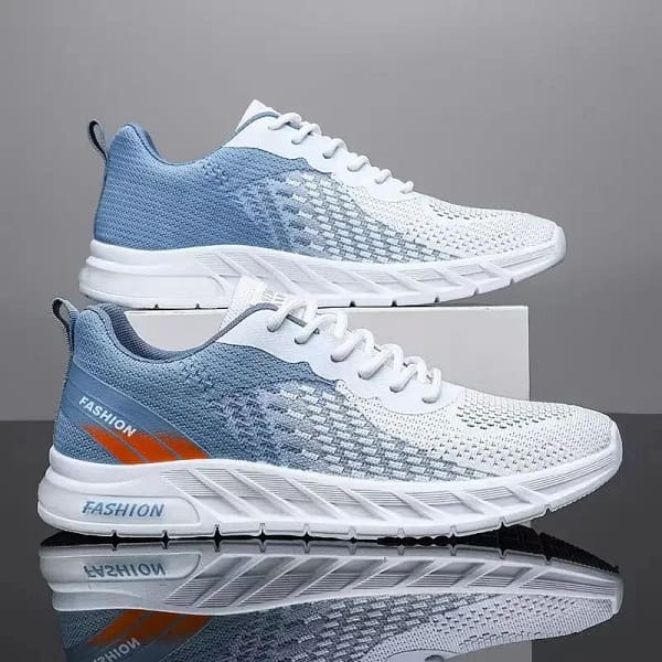 Men's Sports Shoes Summer New Mesh Breathable Walking Shoes Fashionable Breathable Knitted Men's Shoes Zapatos De Tenis