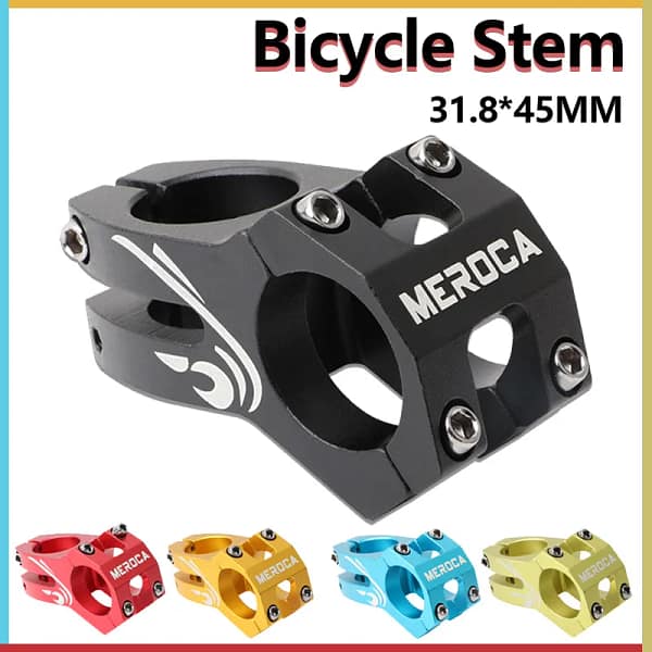 MEROCA Mtb Power 31.8 Stem 35mm Handlebar Bicycle Bridge 31 8 Dragon Bike Short Table Aluminum Alloy Cycle Parts