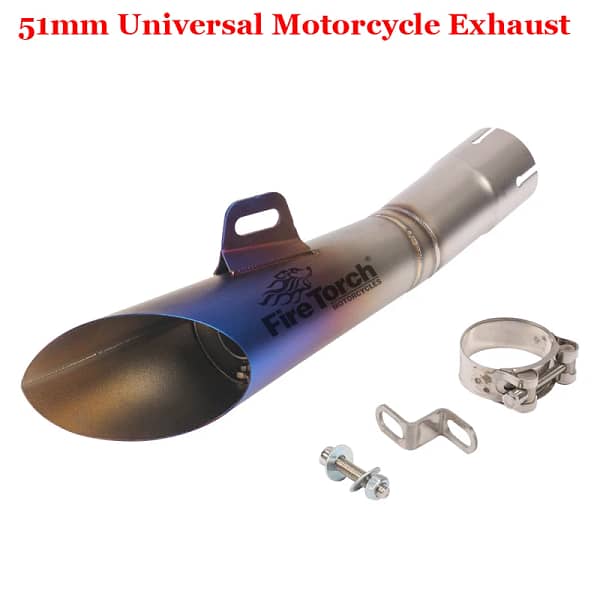 Universal Motorcycle Exhaust Escape Modified Muffler Silencer Pipe Racing GP ATV Motocross For YZF-R6 R25 ER6N MT03 NC700 Z750 - Image 4