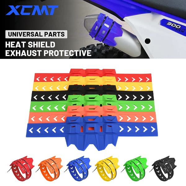 Motocross Exhaust Tail Pipe Protector Cover Guard For For Husqvarna TC FC TE TE i FE TX FX 125 250 300 350 400 450 501 Universal