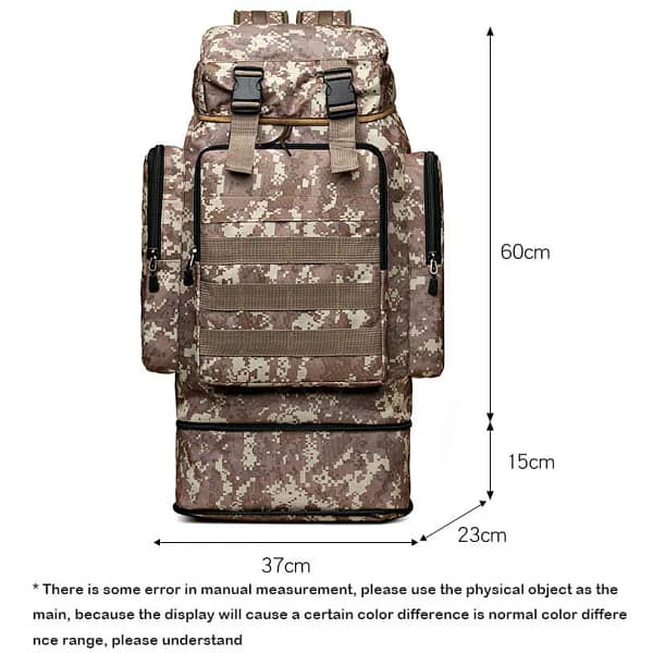 Canvas Bucket Shoulder Bags for Men Outdoor Travel Bag Backpack Fashion Large Capacity Man Light weight Male Luggage - Image 2