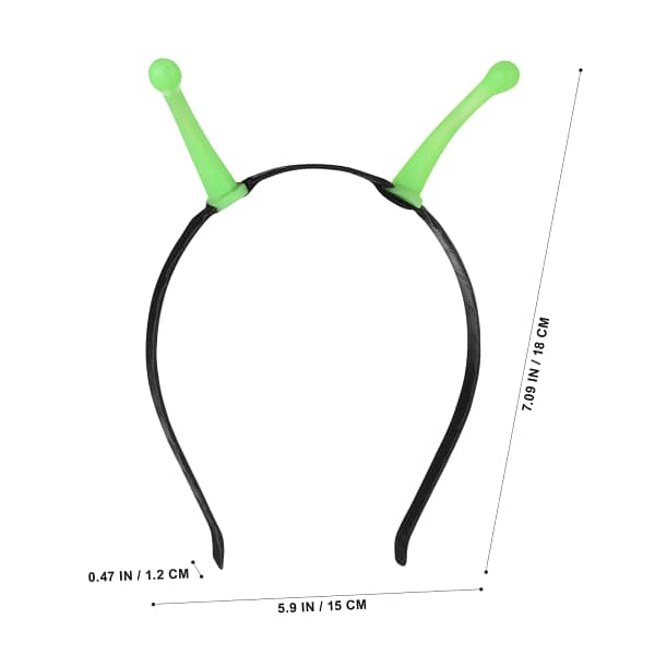 Alien Headband Boppers Hair Ribbon Make up Women Plastic Funny Headbands Women's Halloween Mask - Image 4