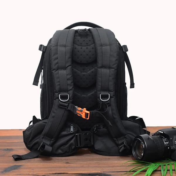 Fashion Digital Waterproof Camera Bag DSLR Camera Backpack with Rain Cover - Image 5