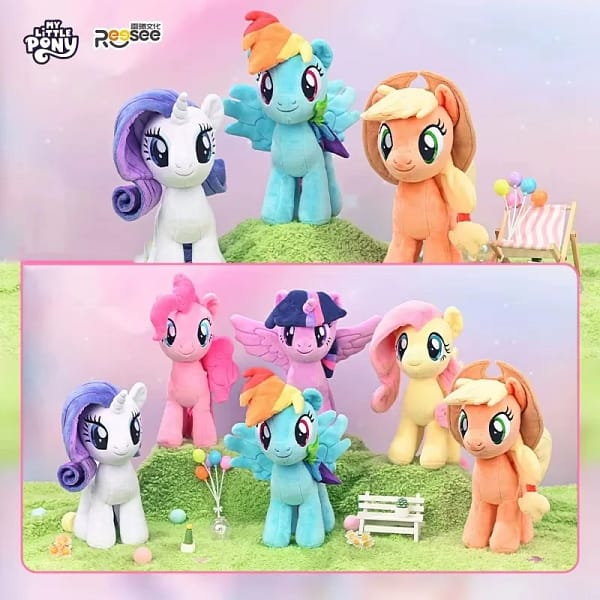 New Miniso Anime My Little Pony Prototype Plush Doll Anime Soft Pillow Girl Heart Fluttershy Room Ornaments Children'S Toys Gift - Image 6