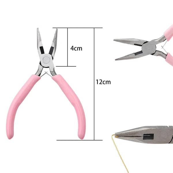 1PCS Mini Pliers Diagonal Pliers Round Bent Needle Nose Cutter Handcraft Beading Insulated Plier For Jewelry Making Hand Tool - Image 6