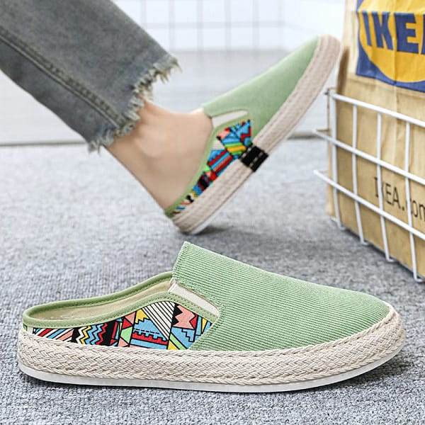 FashionVersatile Non-slip Shoes Half Slippers Casual Shoes For Men Mules Loafers Flat Sneakers Walking Footwear Zapatos Hombre - Image 6