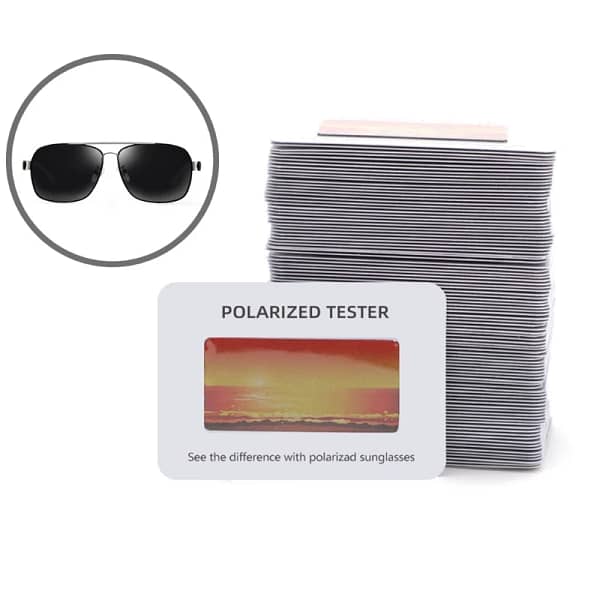 Polarized Sunglasses Tester, Glasses Test Card, Optical Check Paper 100 Pieces, 6x4cm Drop Shipping - Image 2