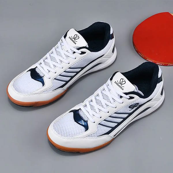 Professional Table Tennis Shoes Mesh Breathable Tennis Footwear Non Slip Table Tennis Sneakers Shock-Absorbant Training Sneakers - Image 2