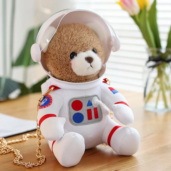 Space Teddy Bear Astronaut Plush Stuffed Toys Backpack Gift Box Decor Children's School Bag Doll Home Decor Christmas Gifts - Image 4