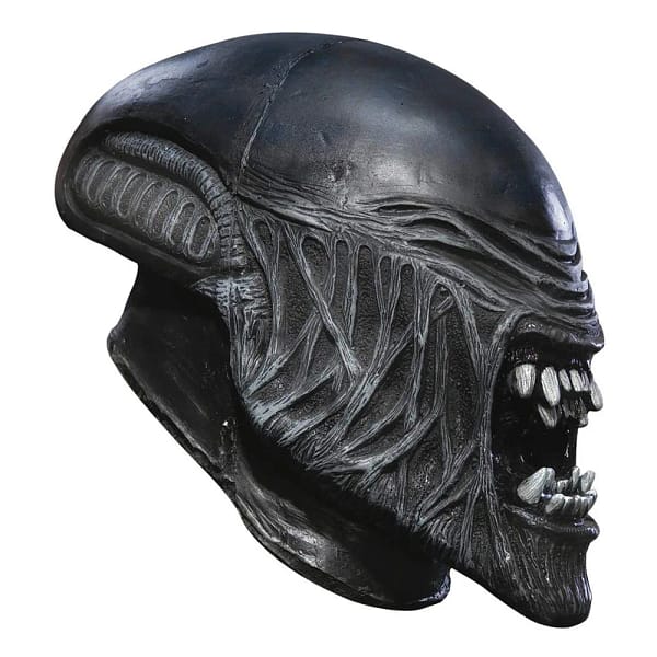 Alien Wars Iron Warrior Mask Black Iron Warrior Cosplay Latex Horror Helmet Party Carnival Costume Props - Image 2