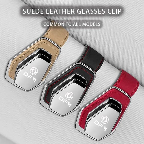 Car Glasses Case Sun Visor Glasses Frame Sunglasses Holder For Dongfeng DFM ex1 H30 A30 T5 462 sx6 560 EVO Accessories 2024 2023