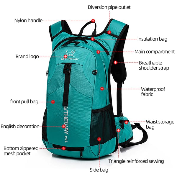 Ourdoor Sport Bag Waterproof Bicycle Backpack Cycling Bike Hydration Backpack Portable Sports Water Bags MTB Mountain bag - Image 4