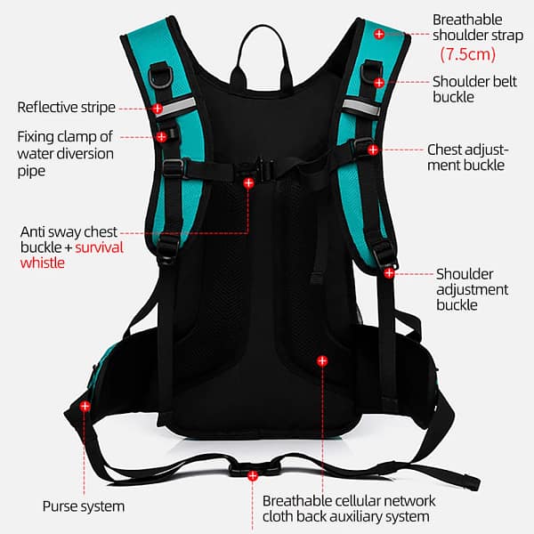 Ourdoor Sport Bag Waterproof Bicycle Backpack Cycling Bike Hydration Backpack Portable Sports Water Bags MTB Mountain bag - Image 5